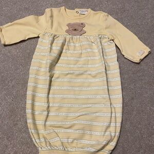 Vintage Carter's Yellow Bear Sleep Dress
